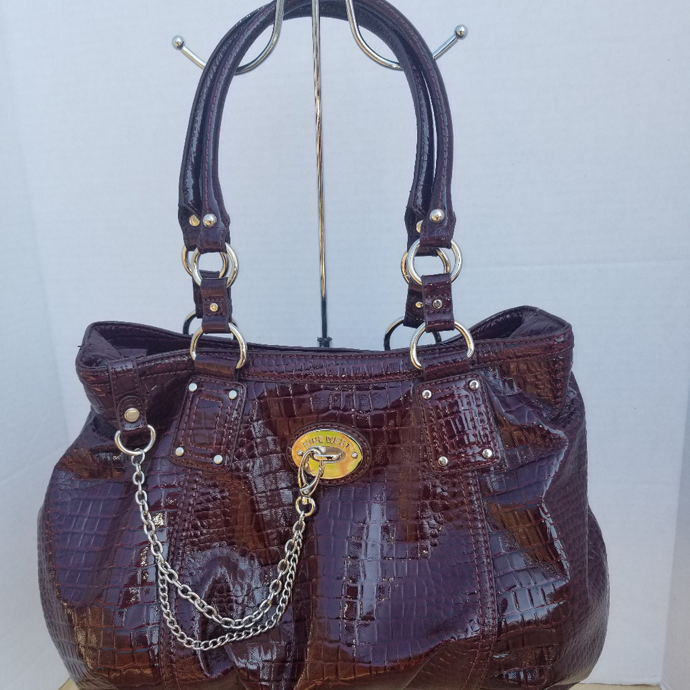 Nine West Shoulder Bag Rich Burgundy NWT